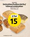 Solstykker/Gullkornbriks/ Valmuerundstykker