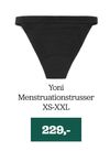 Yoni Menstruationstrusser XS-XXL