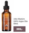 John Masters 100% Argan Olie 59ml