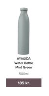 AYA&IDA Water Bottle Mint Green