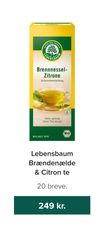 Lebensbaum Brændenælde & Citron te