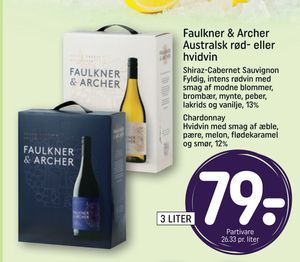 Faulkner & Archer Australsk rød- eller hvidvin