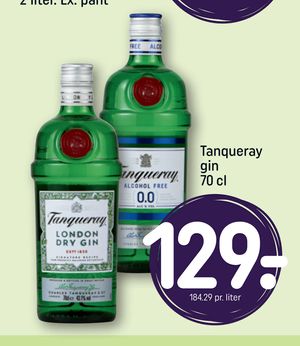 Tanqueray gin 70 cl