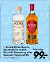 1-Enkelt Bitter, Grants, Koskenkorva vodka, Bacardi, Tanqueray eller Captain Morgan 0,0%