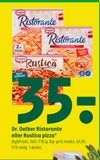 Dr. Oetker Ristorante eller Rustica pizza