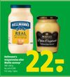 Hellmann's mayonnaise eller Maille sennep