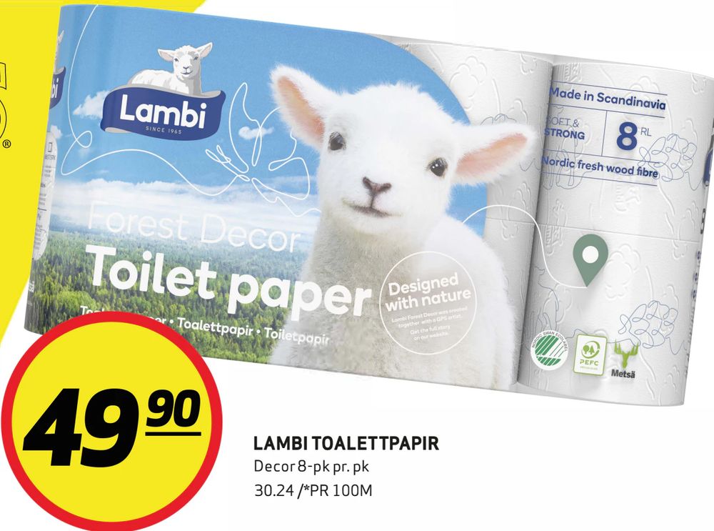 Lambi Toalettpapir
