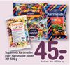 Super mix karameller eller Nørregade poser 351-500 g