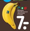 Økologiske Fairtrade bananer Udenlandske Pr. bundt