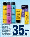 Got2b styling hairspray, spiking gel, styling powder, dry shampoo eller glued 4 brows & edges 10 g/16-300 ml