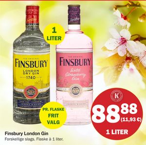 Finsbury London Gin