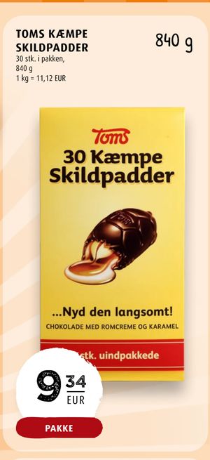 TOMS KÆMPE SKILDPADDER