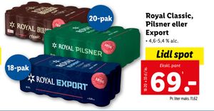 Royal Classic, Pilsner eller Export