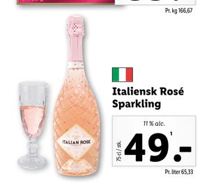 Italiensk Rosé Sparkling