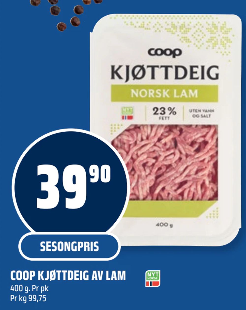 Coop Kjøttdeig av Lam