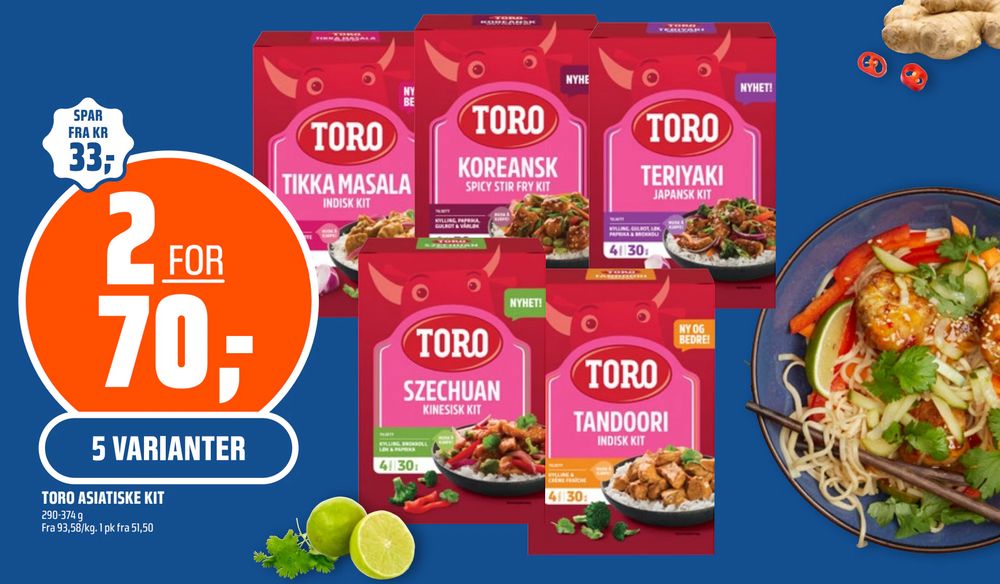 Toro Asiatiske Kit