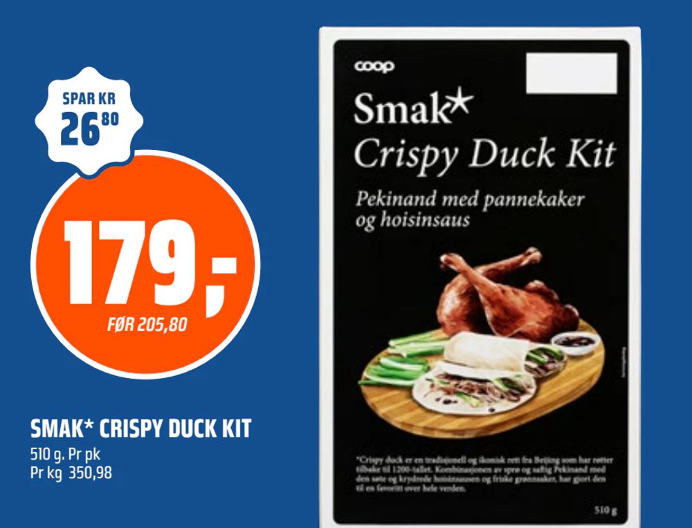Smak* Crispy Duck Kit