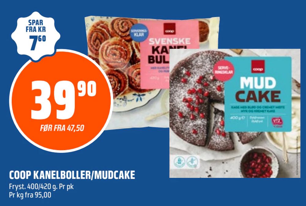 Coop Kanelboller/Mudcake