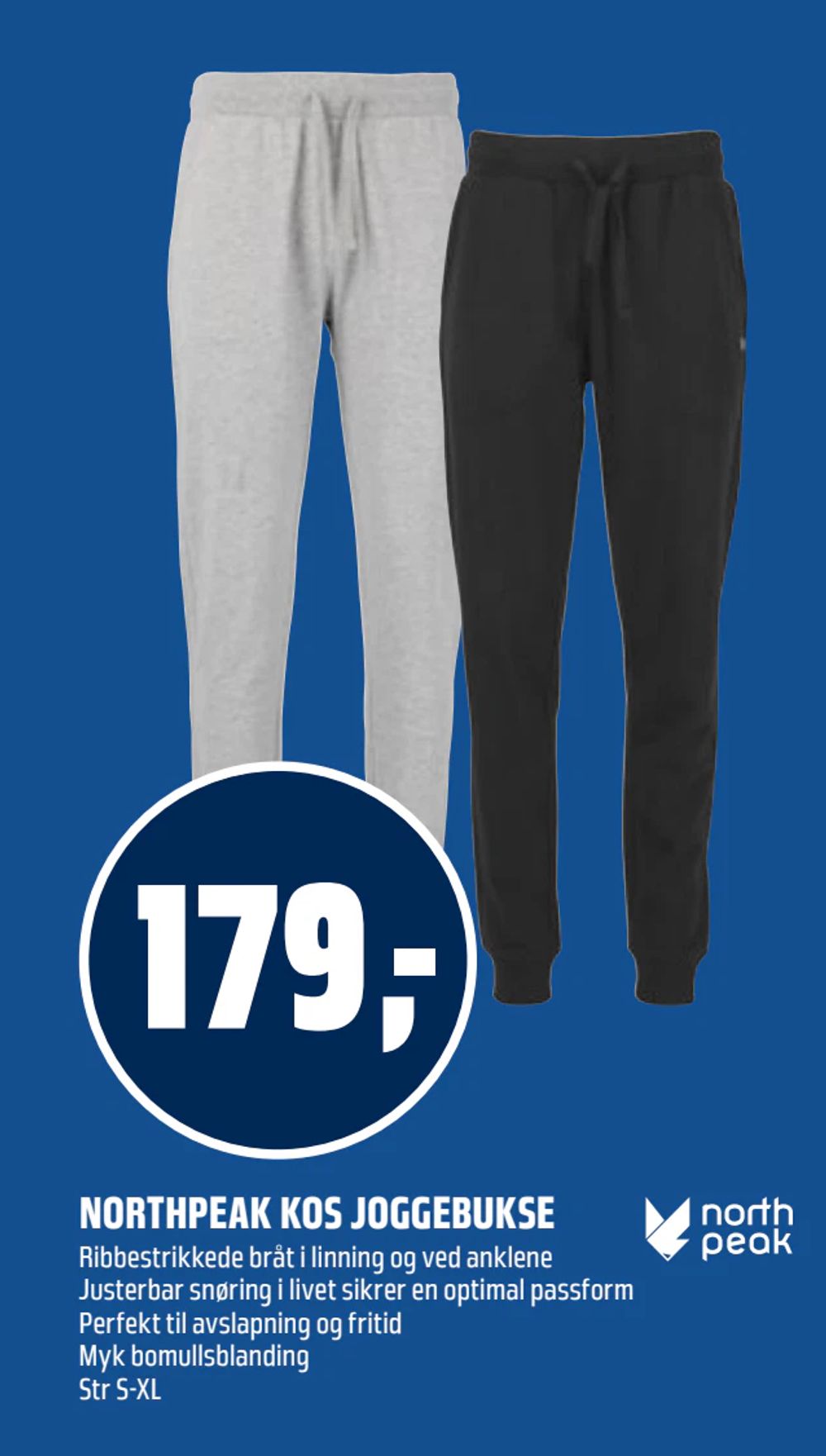 Northpeak Kos Joggebukse