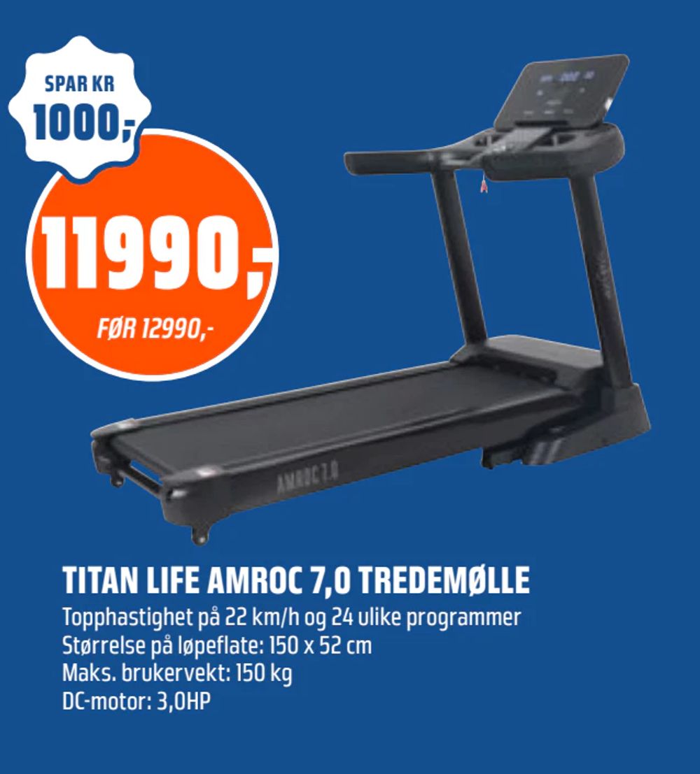 Titan Life Amroc 7,0 Tredemølle