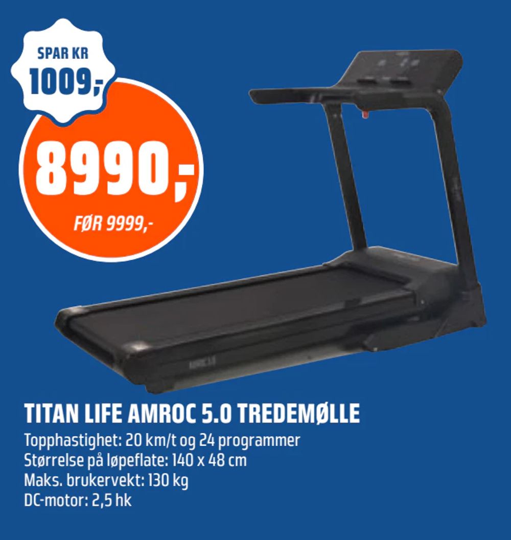 Titan Life Amroc 5.0 Tredemølle