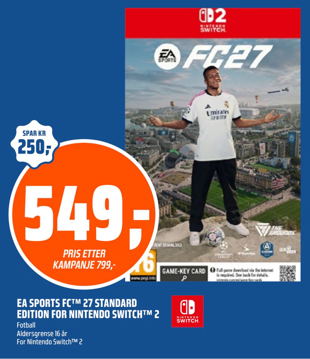 Ea Sports Fc™ 27 Standard Edition for Nintendo Switch™ 2