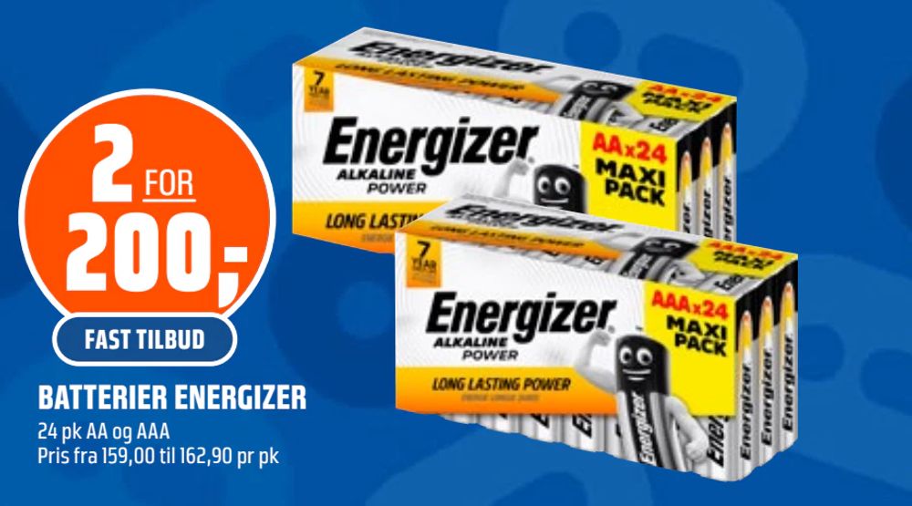 Batterier Energizer