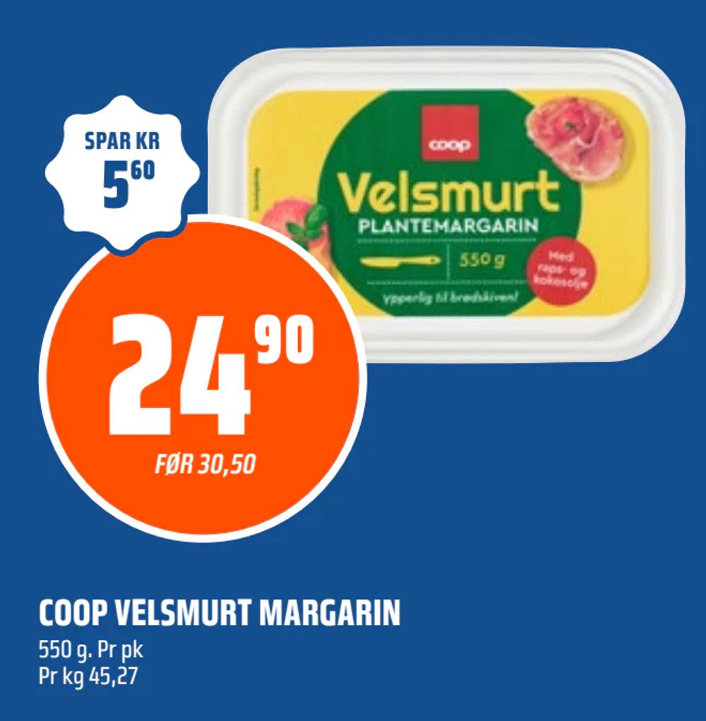 Coop Velsmurt Margarin