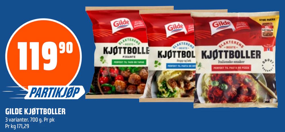 Gilde Kjøttboller