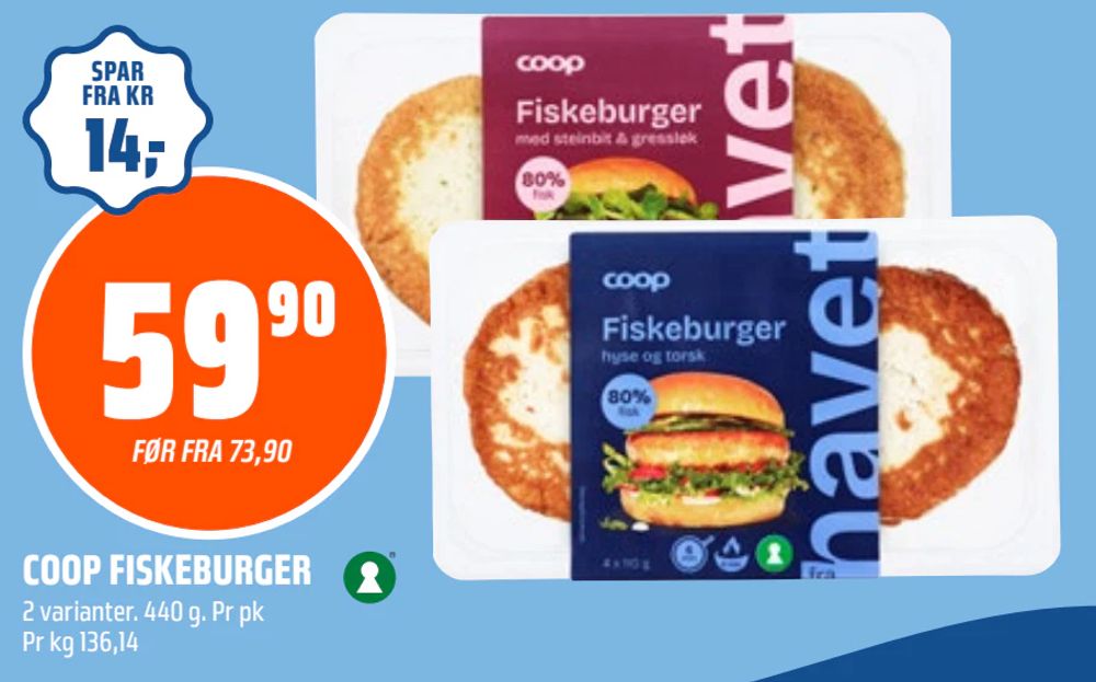 Coop Fiskeburger