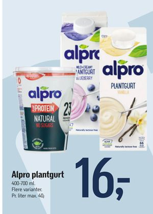 Alpro plantgurt