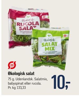 Økologisk salat