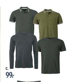 Polo, Grandad T-shirt eller 2-pak T-shirt