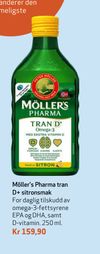 Möller's Pharma tran D+ sitronsmak