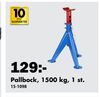 Pallbock, 1500 kg, 1 st.