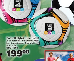 Fotboll Hybrid tech stl 3.