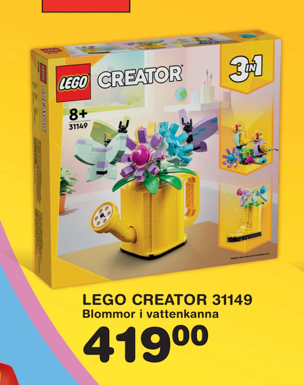 Erbjudanden på LEGO CREATOR 31149 från Lekextra för 419 kr