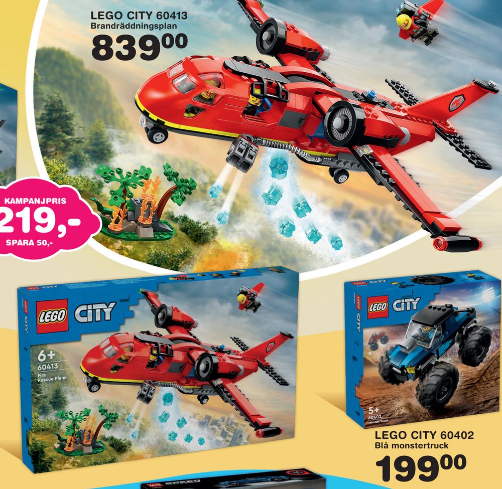 Erbjudanden på LEGO CITY 60413 från Lekextra för 839 kr