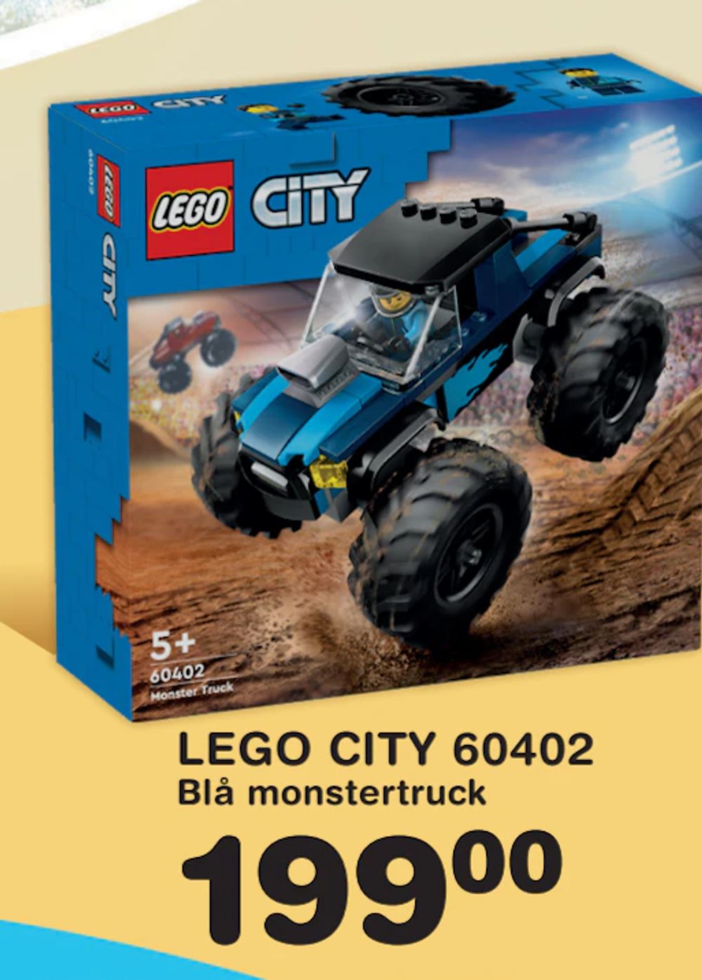Erbjudanden på LEGO CITY 60402 från Lekextra för 199 kr