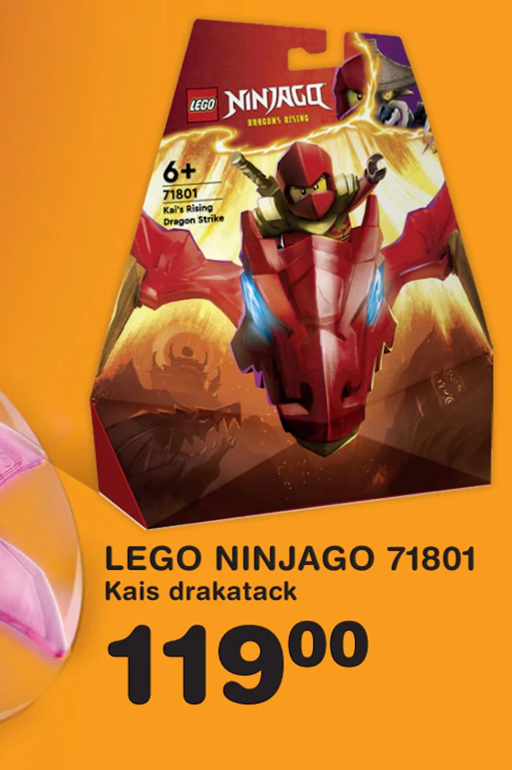 Erbjudanden på LEGO NINJAGO 71801 från Lekextra för 119 kr