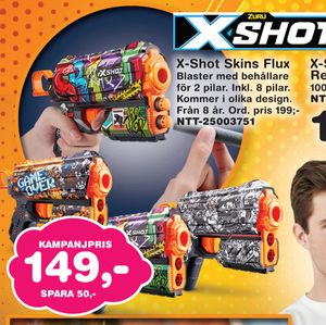 X-Shot Skins Flux