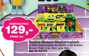 Turtles Mutant Mayhem plush