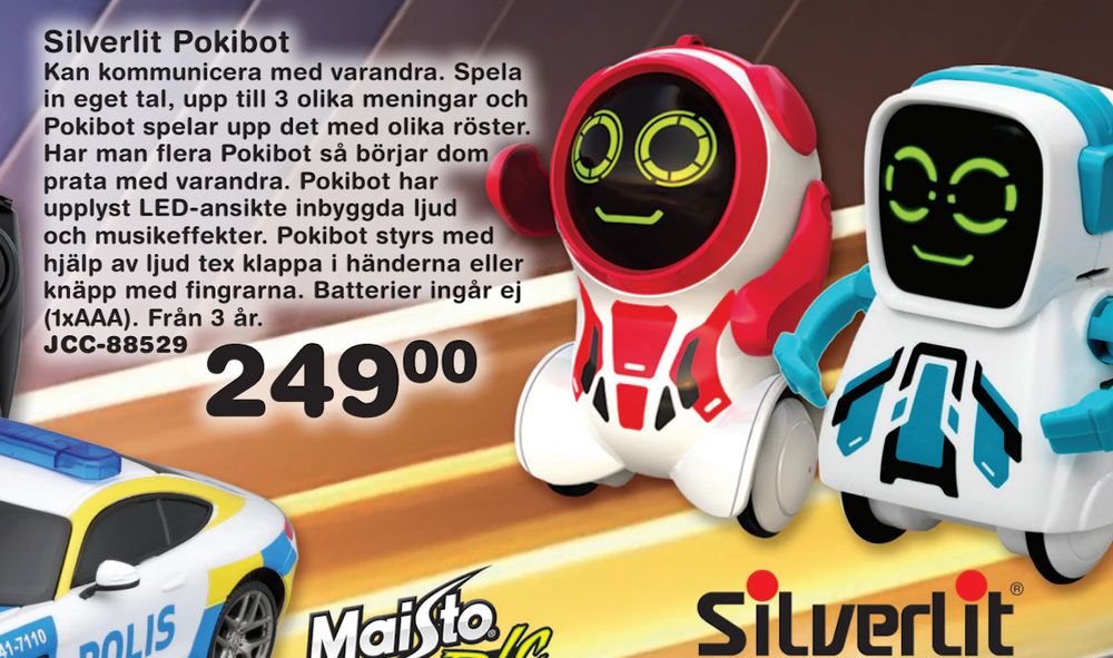 Erbjudanden på Silverlit Pokibot från Lekextra för 249 kr