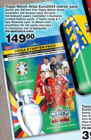 Topps Match Attax Euro2024 starter pack