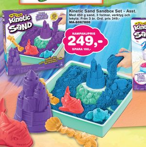 Kinetic Sand Sandbox Set - Asst.