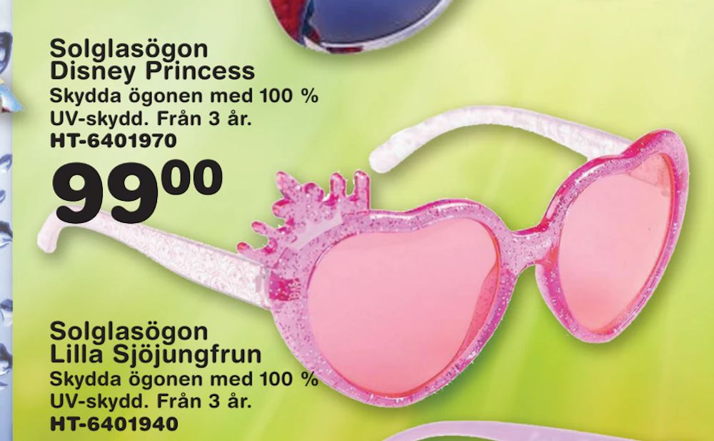 Erbjudanden på Solglasögon Disney Princess från Lekextra för 99 kr