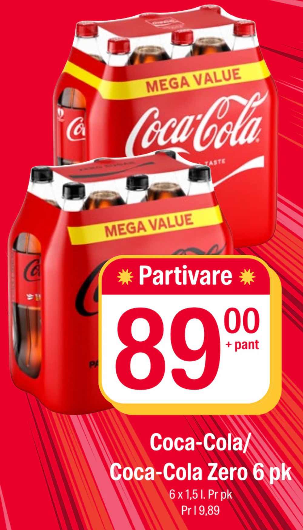 Coca-Cola/ Coca-Cola Zero 6 pk