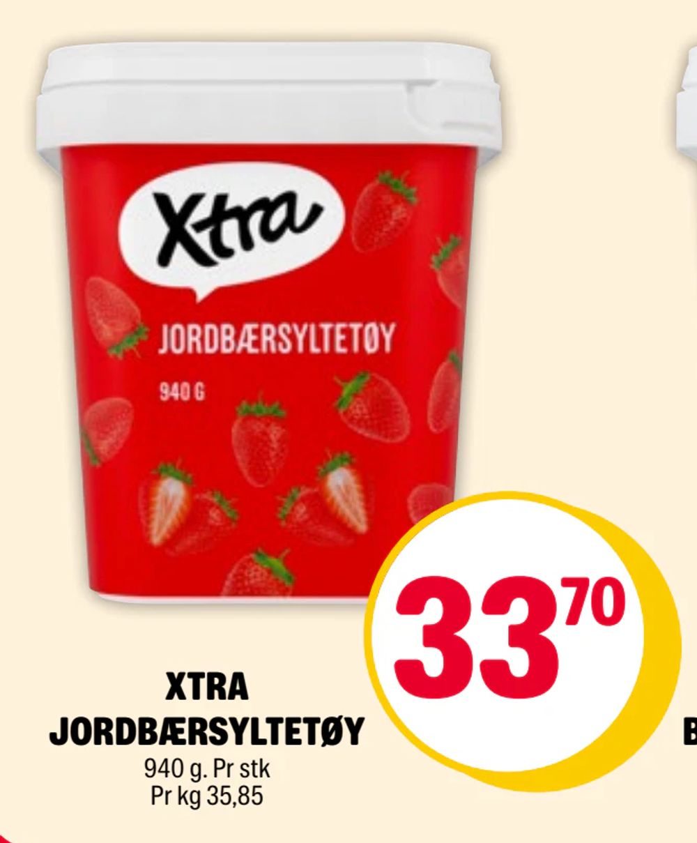 Xtra Jordbærsyltetøy