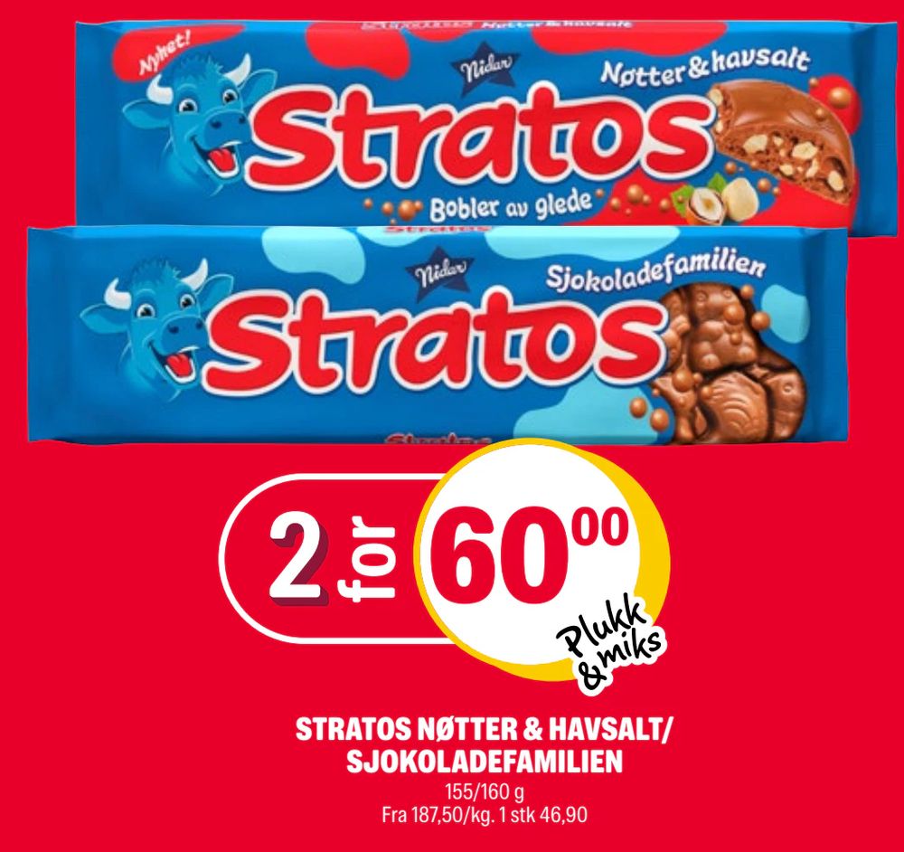 Stratos Nøtter & Havsalt/ Sjokoladefamilien