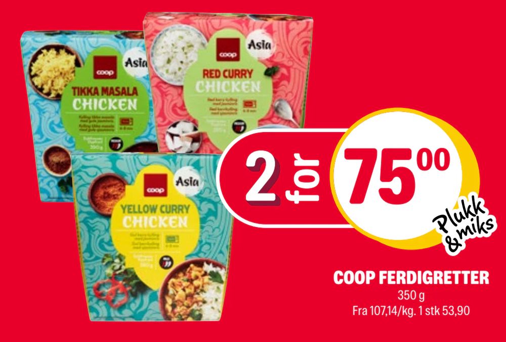 Coop Ferdigretter